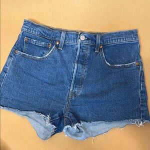 501 Levi shorts size 10 dark wash